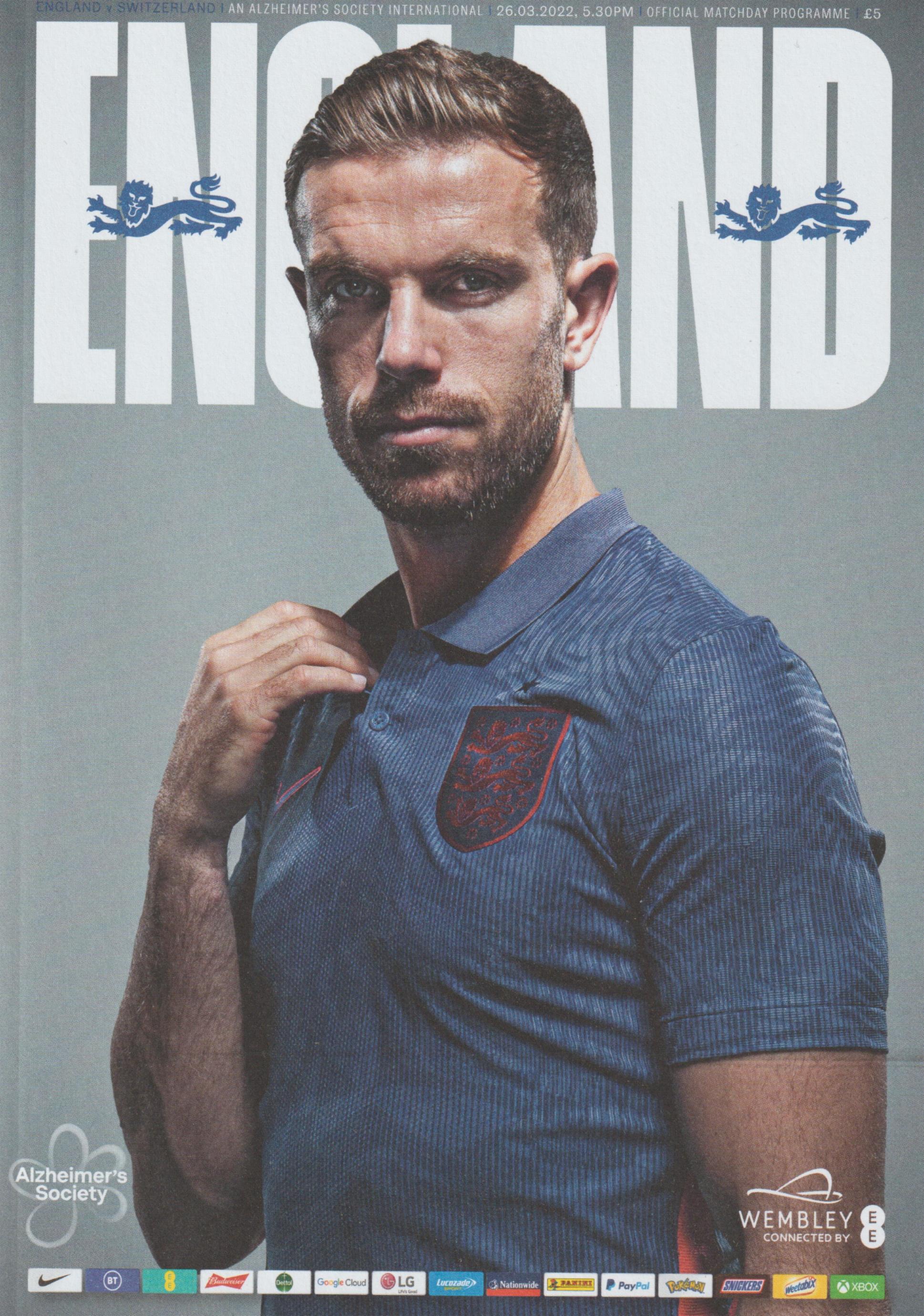 2022 - ENGLAND v SWITZERLAND
